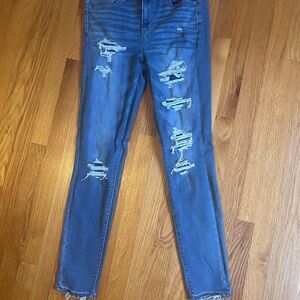 Distressed A/E Blue Jeans for Women NWT
